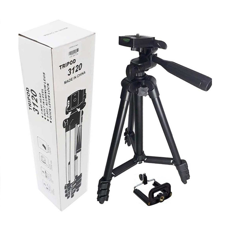 Picture of 3120 Aluminum Alloy Tripod For Camera & Mobile - Black