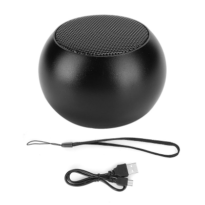 Picture of M3 3D Mini Electroplating Round Steel Speaker (Random Color)