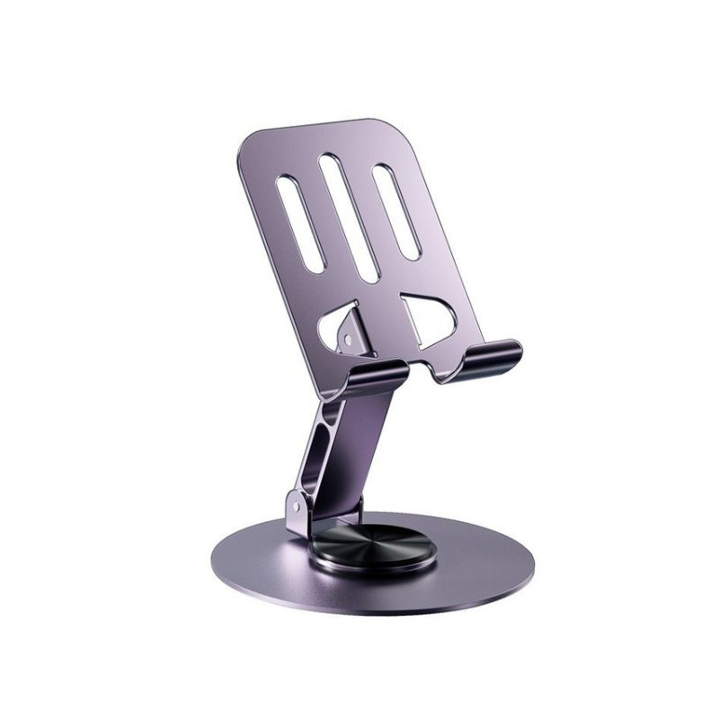 Picture of New Design Portable Foldable Desktop Phone Stand Holder Anti-slip 360 Rotating Metal Mobile Phone Holders for All Phones