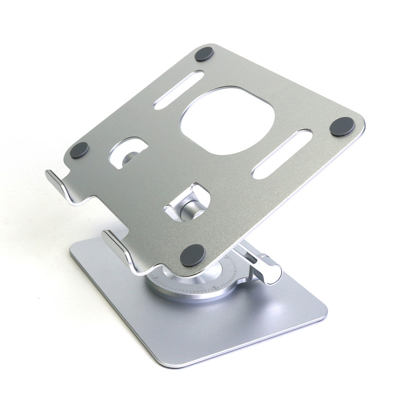 Picture of Tablet Holder For iPad Pro Stand 360° Rotation Portable Foldable Aluminum Desktop Bracket Support For Xiaomi Samsung Tab Laptop