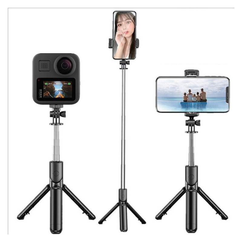 Picture of Foldable Wireless Tripod Live Camera Artifact Multi Function Mini Selfie Stick With Remote Controller For Smartphone