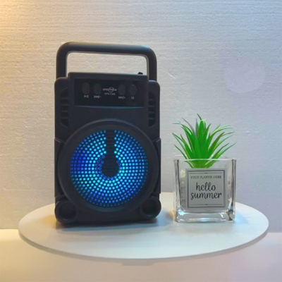 Picture of Bluetooth Speaker Gts-1362 Rechargeable Extra Bass Wireless Portable Speaker Mini Style 3 Inch Tws,Fm,Usb Audio Player - Speaker - Portable Table
