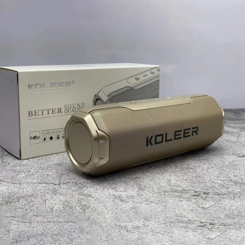 Picture of KOLEER S218 New Bluetooth Speaker 1200 mAh Battery Outdoor Portable Sound Box HD Stereo Sound Bass Subwoofer Loudspeaker For Center