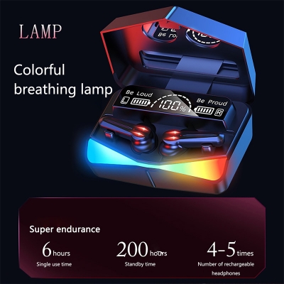 Picture of M28 TWS Bluetooth Earphones Wireless Touch Headphones Stereo Music Gaming Headsets Sports Waterproof Earbuds
