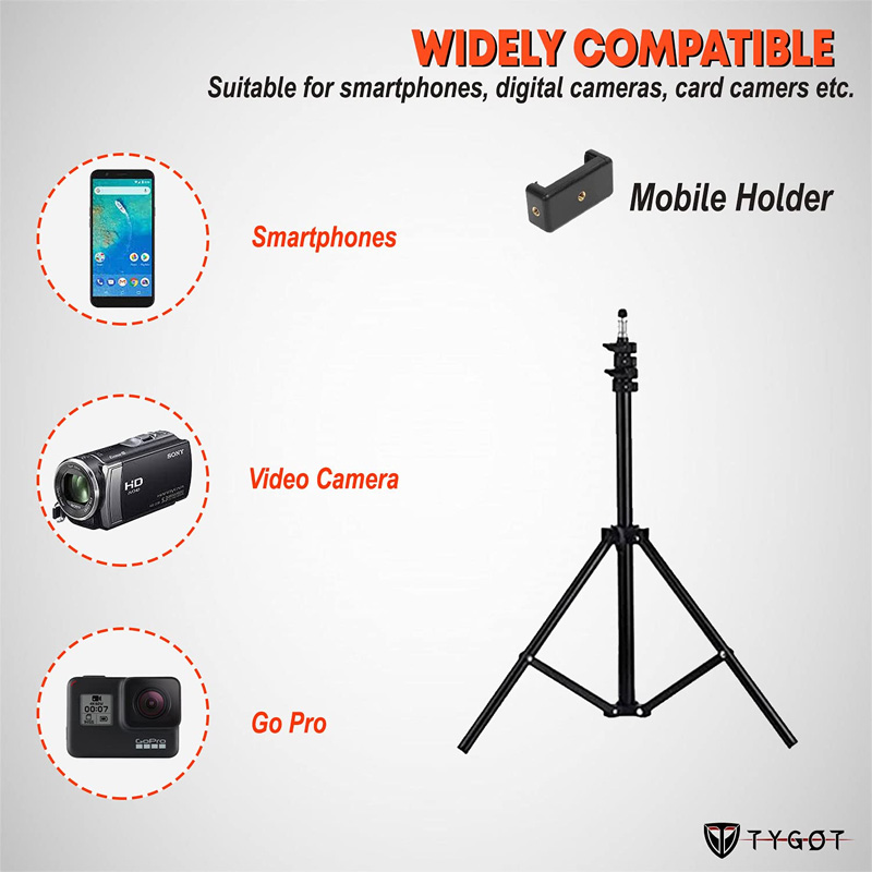 Picture of 7 fit tripod stand for mobile 7 Fit Tripod Stand 7 fit long tripod for mobile - MOBILE HOLDER FREE