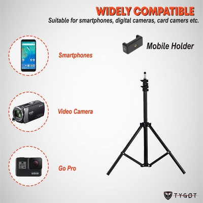 Picture of 7 fit tripod stand for mobile 7 Fit Tripod Stand 7 fit long tripod for mobile - MOBILE HOLDER FREE