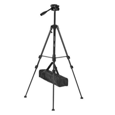 Picture of 3388 Professional Foldable Heavy Duty Tripod Kit (Black, Supports Up to 3000 g) for Mobile Phones, DSLR, and Sports Cameras - Black