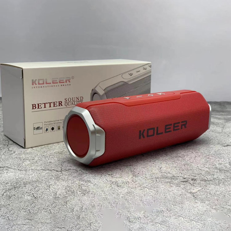 Picture of KOLEER S218 New Bluetooth Speaker 1200 mAh Battery Outdoor Portable Sound Box HD Stereo Sound Bass Subwoofer Loudspeaker For Center