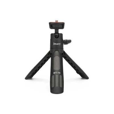 Picture of Jmary MT-19 Mini Tripod Stand with Universal Mobile Phone Holder and High quality aluminum alloy Ball-Head
