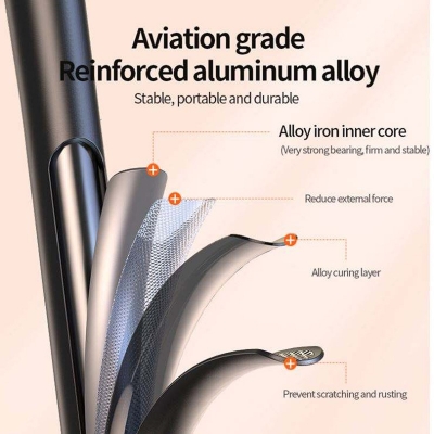 Picture of Plokama k9/ NeePho P170S Tripod 5.6 feet LED Light Selfie Stick Extendable with Bluetooth Multifunction Remote Shutter