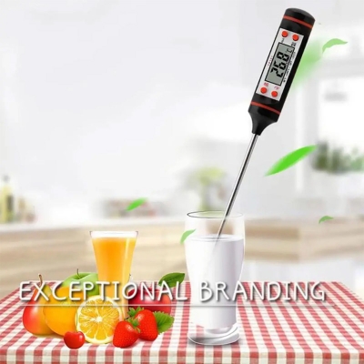 Picture of Digital Kitchen Thermometer Barbecue Water Oil Cooking Meat Food Thermometers 304 Stainless Steel Probe Tools