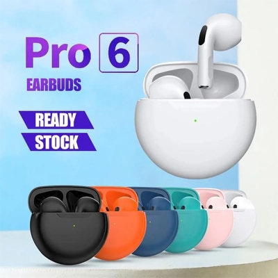 Picture of Pro6 Wireless Bluetooth Headphones Tws Earphones Mini Heaset with Charging Case Waterproof Earbuds for All Phone Huawei iPhone