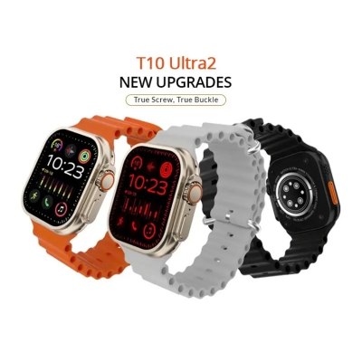 Picture of T10 Ultra 2 Smart Watch 2.19 inch Large Infinite Display Magnetic Wireless Charging Bluetooth Calling Feature  For Men and Women