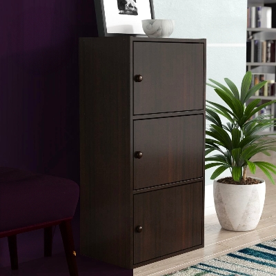 Picture of Andormahal Stylish Bookshelf/File Cabinet/Storage (C-5) - ( Made Of MDF Board) (4feet by 1.5feet by 1feet)