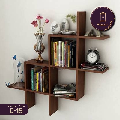 Picture of Andormahal Wall Hanging Bookshelf / Decor Shelf (24inch by 24inch by 8inch) ( Made 0f MDF Laminated