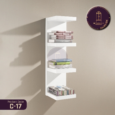 Picture of AndorMahal Wall Mount Bookshelf Made Of Melamaine Laminated Board ( 24inch by 8inch by8inch)
