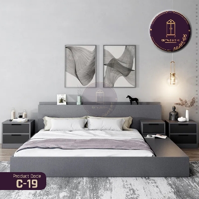 Picture of Andormahal MDF stylish inside storage Single size Bed (with side table)- 4/7(bedding 3/7)ft