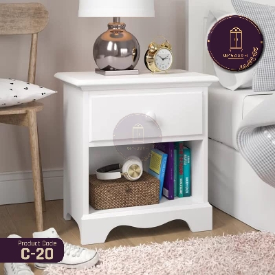 Picture of AndorMahal Unique Style Bedside Table (Made Of MDF) (2ft by 1.5ft by 12inch)