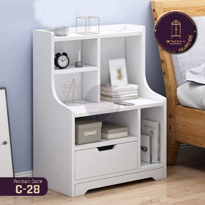 Picture of Andormahal Unique Bedside Table Made Of Melamaine Laminated Board- (2.5ft by 1.5ft by 1ft)