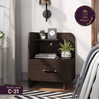 Picture of AndorMahal MDF Smart Design Bedside Table- (2ft by 1.5ft by 14inch)