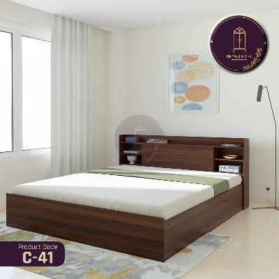 Picture of AndorMahal MDF Stylish and High Quality Flores Double Size Bed