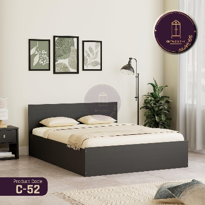 Picture of Andormahal plain Double Bed ( Made Of Melamaine Laminated Board) (5/7)