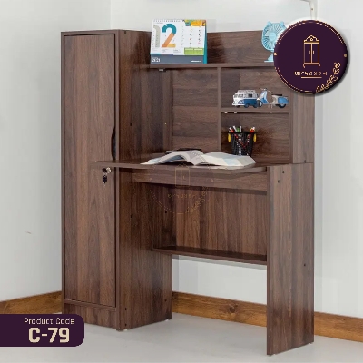 Picture of AndorMahal MDF Modern Reading Table with Storage Shelf Study Writing Desk /Modern Work Study Desk (4.5ft