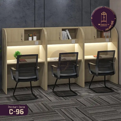 Picture of AndorMahal MDF Office Desk Workstation Computer Table with Lighting System {5ft by 2ft by