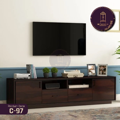 Picture of Andormahal MDF Modern TV Stand with storage (8ft length)