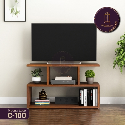 Picture of AndorMahal MDF TV Table Entertainment Unit Display Storage Cabinet- (2ft by 3ft by 1ft)
