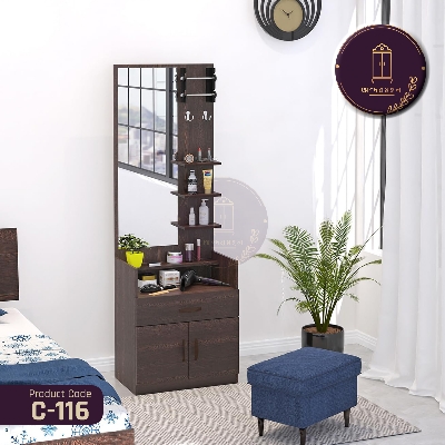 Picture of Andormahal MDF space saving Simple Dressing Table- (6ft by 2ft by 1ft)