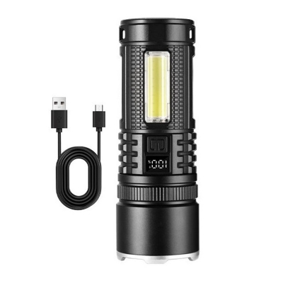 Picture of Q7 Multi-function Flashlight Metal Body LED Display COB Light