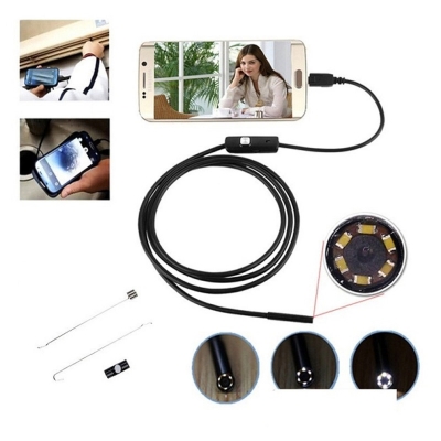 Picture of 2 in 1 Endoscope Camera Waterproof Inspection Camera 2 Meter