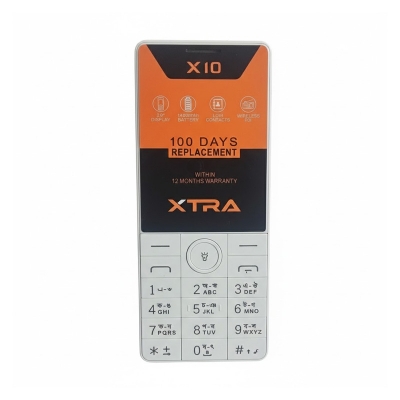 Picture of XTRA X10 Button Phone Metal Body White