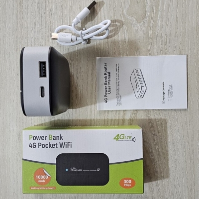 Picture of 4G Wifi Pocket Router 10000mAh Power Bank 300Mbps