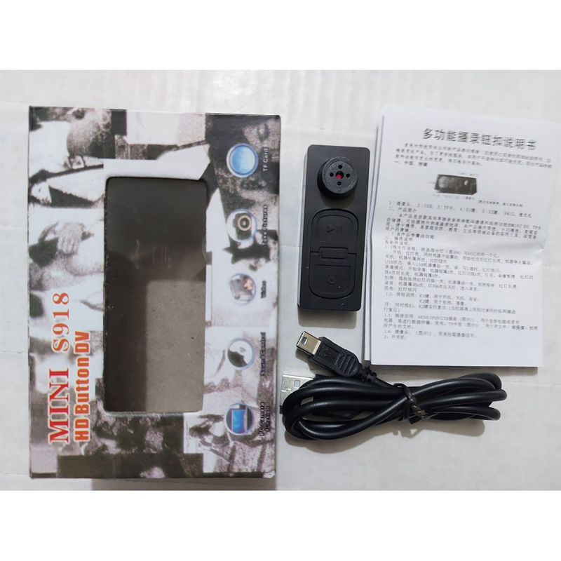 Picture of Button Video Camera TF 720P 32GB Memory Card Supported