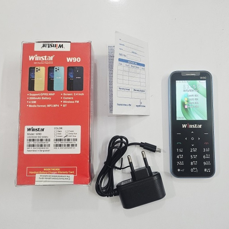 Picture of Winstar W90 Button Phone Four Sim Blue