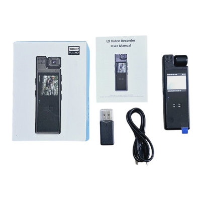 Picture of L9 Portable Body Camera 180° Rotating Lens Night Vision