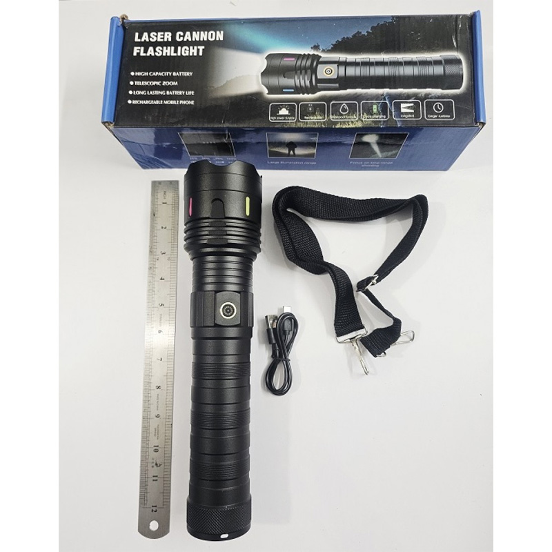 Picture of S16 Big Super Bright Flashlight 15000mAh Battery Zoom Light