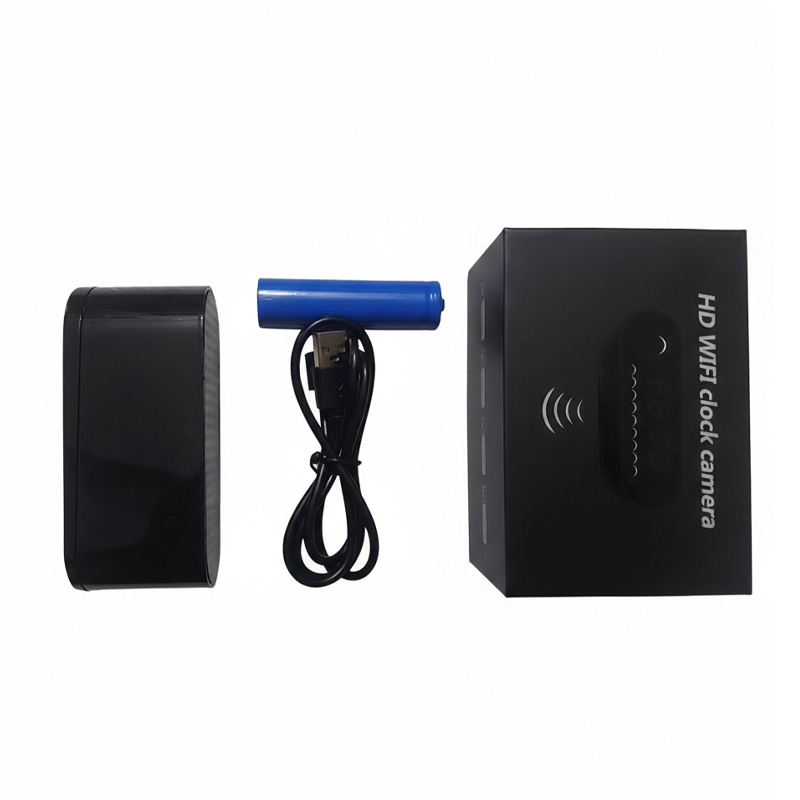 Picture of Wifi Table Clock Video Camera 1080p HD 2000mAh Battery