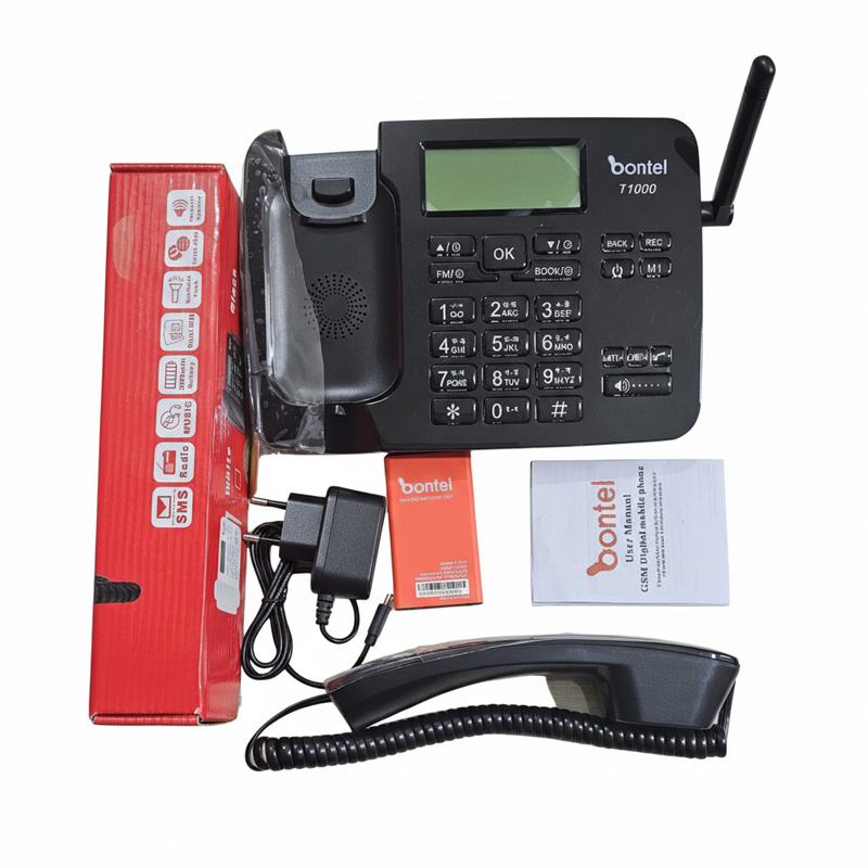 Picture of Bontel T1000 Dual Sim Land Phone Auto Call Record With Warranty