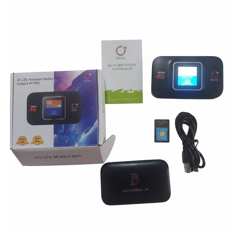 Picture of OLAX MF982 300mbps Pocket Wifi Router 4G LTE 3000mah Battery With Display