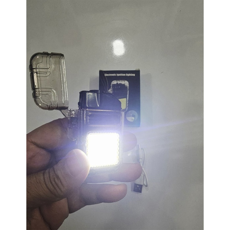 Picture of Eletric Lighter With COB Flashlight