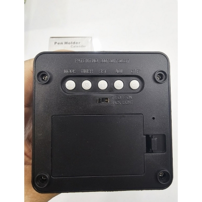 Picture of Digital Pen Holder Alarm Clock & Calendar Tempareture LED Light