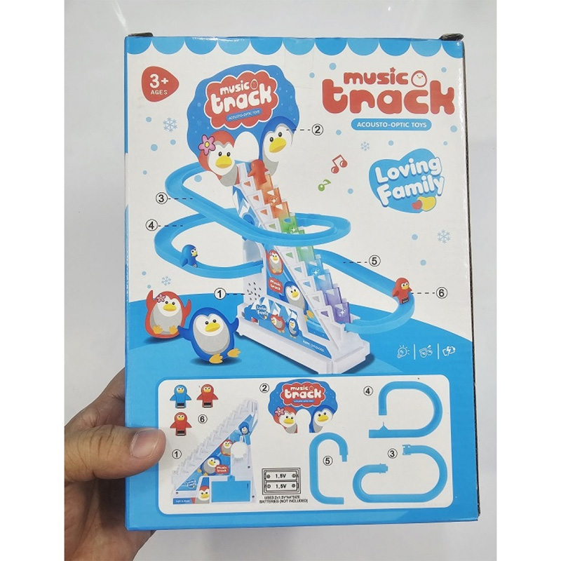 Picture of Penguin Music Track Kids Toys With Light