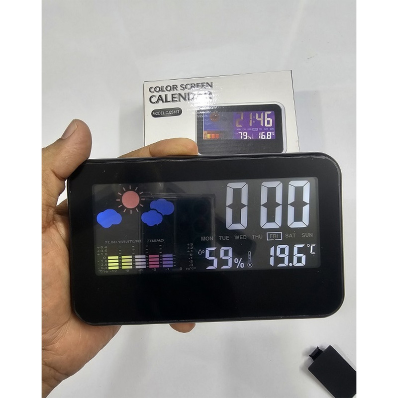 Picture of Cj2618T Color Screen Calender Digital Alarm Clock