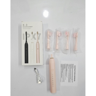 Picture of X3 Sonic Electric Kids Toothbrush Pink