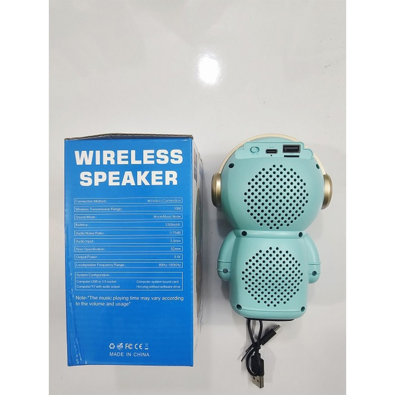 Picture of X808 Astronaut Bluetooth Speaker With RGB Light Blue