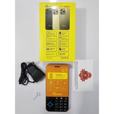Picture of imam C7 Vista Feature Phone Big Display Gold