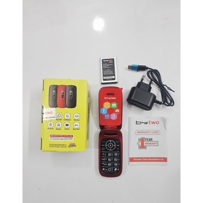Picture of Bytwo B301 folding Phone Magic Voice Red